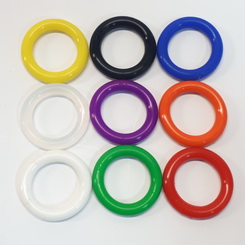 PerfectPlay Colored Silicone Flipper Rubber - Standard Size - Sold  Individually